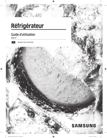 Manuel du propriétaire | Samsung RS68N86F0S9 Réfrigérateur multi portes Owner's Manual | Fixfr