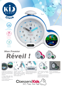 Kid'sleep Clock Rose Réveil Product fiche