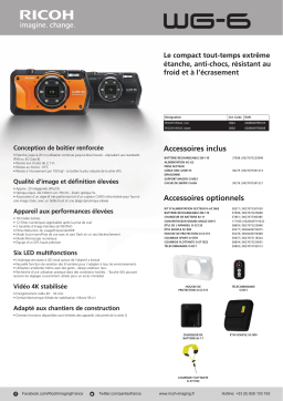 Ricoh RICOH WG-6 NOIR Appareil photo Compact Product fiche