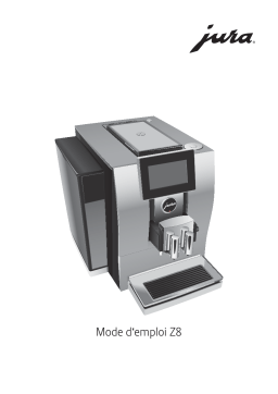 Jura Z8 Diamond Black Expresso Broyeur Owner's Manual