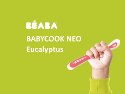 Beaba Babycook Neo Eucalyptus Mixeur Cuiseur Bébé Product fiche
