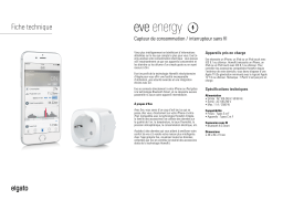 EVE Energy Prise connectée Product fiche