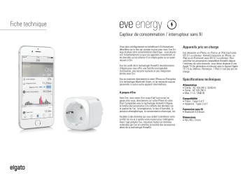 Product information | EVE Energy Prise connectée Product fiche | Fixfr