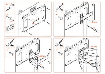 Owner's manual | Vogel's pour murs fragiles Support mural TV Manuel du propriétaire | Fixfr