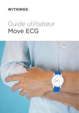 Withings MOVE ECG noire Montre santé Owner's Manual