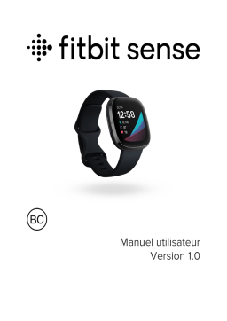 Fitbit Sense Noir Montre sport Owner's Manual