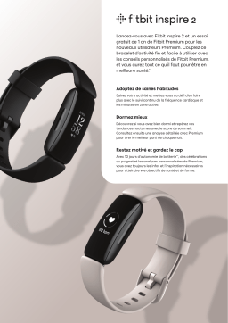 Fitbit Inspire 2 Noir Bracelet connecté Product fiche
