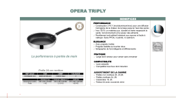 Lagostina Opéra Triply 24cm revêtue Poêle Product fiche
