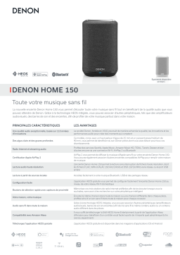 Denon Home 150 White Enceinte sans fil Product fiche
