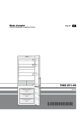 Liebherr CNPesf4613-21 Réfrigérateur combiné Owner's Manual