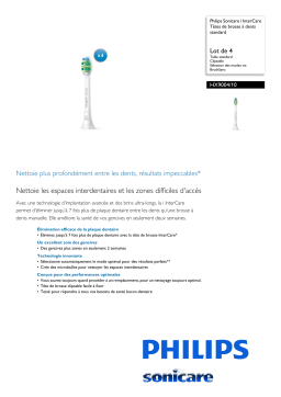 Philips Sonicare - HX9004/10 Brossette dentaire Product fiche