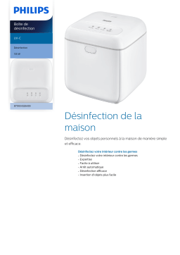 Philips UVC Caisson de désinfection Product fiche