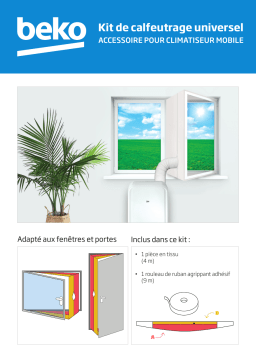 Beko KITCLIM Kit calfeutrage Owner's Manual