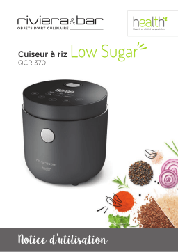 Riviera Et Bar QCR370 Low Sugar Cuiseur à riz Owner's Manual