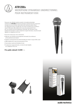 Audio Technica ATR-1200x Micro Product fiche