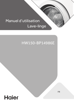 Haier Super Drum Series 7 HW150-BP14986E Lave linge hublot Owner's Manual