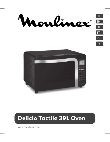 Owner's manual | Moulinex DELICIO TACTILE OX286810 Mini four Manuel du propriétaire | Fixfr