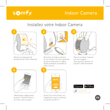Manuel du propriétaire | Somfy Protect Pack x2 Indoor Camera Caméra de sécurité Owner's Manual | Fixfr