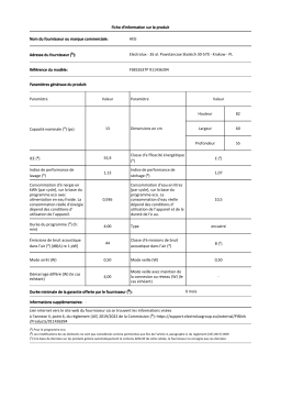 AEG FSB52637P Lave vaisselle tout intégrable Manuel utilisateur