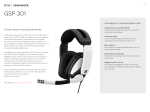 Epos Sennheiser GSP 301 Casque gamer Product fiche