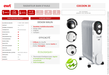 Product information | EWT COCOON20 Chauffage Bain d'huile Product fiche | Fixfr