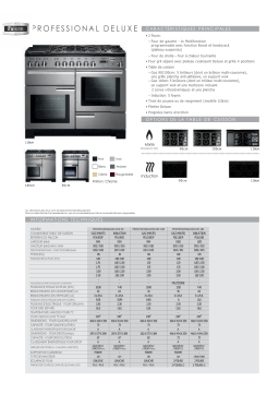 Falcon Professional DELUXE 90 CM Blanc /CHROME Piano de cuisson mixte Manuel utilisateur