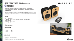 Marley Get Together Duo Enceinte Bluetooth Product fiche