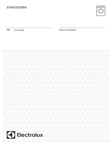 Manuel du propriétaire | Electrolux EW6S3626BX Lave linge compact Owner's Manual | Fixfr