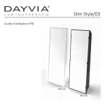 Dayvia SLIMSTYLE DAY BLANC Luminoth&eacute;rapie Owner's Manual