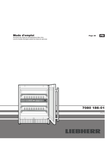 Manuel du propriétaire | Liebherr WTes1672-22 Cave à vin polyvalente Owner's Manual | Fixfr