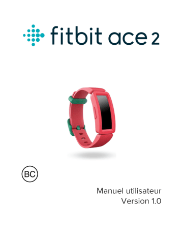 Ace 2 pastèque et vert | Manuel du propriétaire | Fitbit Ace 2 bleu et jaune Bracelet connecté Owner's Manual | Fixfr