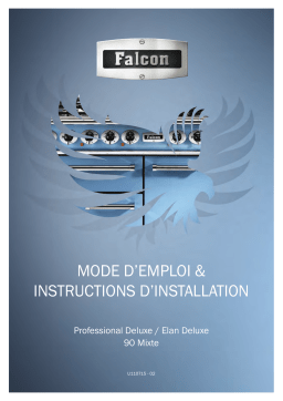 Falcon PDL90DFCY/C-EU Piano de cuisson mixte Owner's Manual