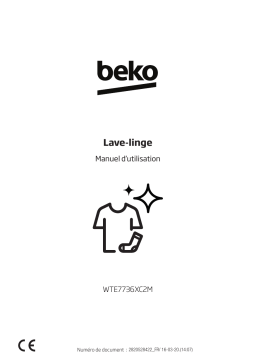 Beko WTE7736XC2M Lave linge compact Owner's Manual