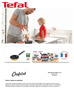Tefal a Blinis 12cm Chef Club Poêle Product fiche