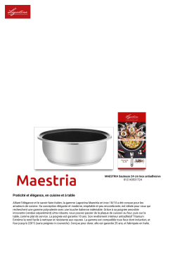 Lagostina Maestria 24 cm inox antiadhésive Sauteuse Product fiche