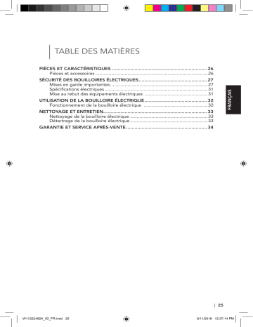 5KEK1565EAC Crème | Manuel du propriétaire | Kitchenaid 5KEK1565EER Rouge Empire Bouilloire Owner's Manual | Fixfr