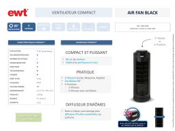 EWT AIRFANB BLACK compact Ventilateur Product fiche
