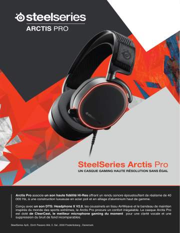 Product information | Steelseries ARCTIS PRO Casque gamer Product fiche | Fixfr