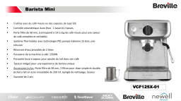 Breville BARISTA MINI VCF125X01 Machine à expresso Product fiche
