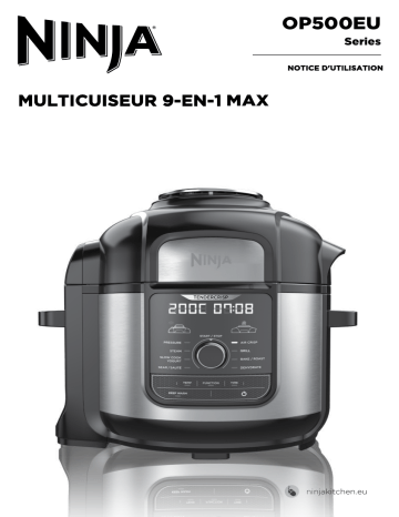 Manuel du propriétaire | Ninja FOODI MAX OP500EU 9 en 1 Multicuiseur Owner's Manual | Fixfr