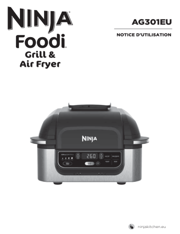 Manuel du propriétaire | Ninja FOODI AG301EU 4 pers Grille-viande Owner's Manual | Fixfr