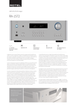 Rotel RA-1572 Silver Amplificateur HiFi Product fiche