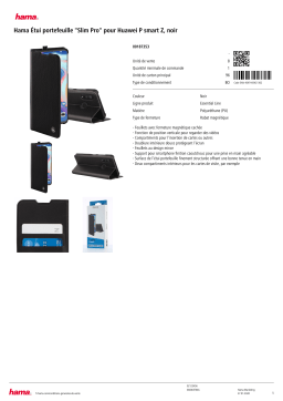 Hama Huawei P Smart Z noir Etui Product fiche