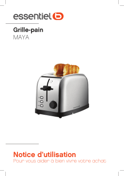 Essentielb EGP 24I MAYA Grille-pain Owner's Manual