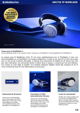 Steelseries Gaming ARCTIS 7P WHITE Casque gamer Product fiche