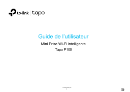 Tp-Link Tapo P100 Wifi Pack de 2 Prise connectée Owner's Manual