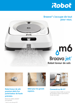 Irobot BRAAVA Jet M6138 Robot laveur Product fiche