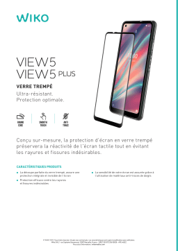 Wiko View 5/Plus Verre trempé Protège écran Product fiche