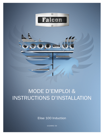 ELISE 100 INDUCTION Inox | Manuel du propriétaire | Falcon ELISE100 INDUC NOIR Piano de cuisson induction Owner's Manual | Fixfr