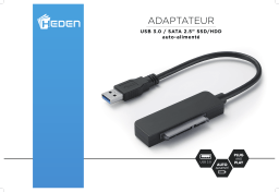 Heden USB3.0 HDD/SSD 2.5'' SATA Noir Adaptateur SATA Product fiche